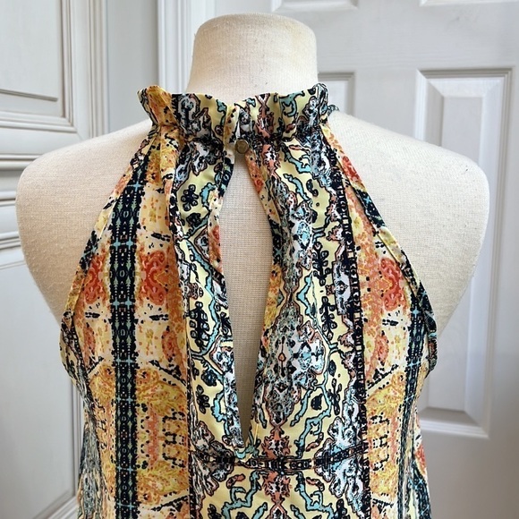 Meghan Los Angeles Ruffle Halter Neck Mini Dress - Picture 5 of 9